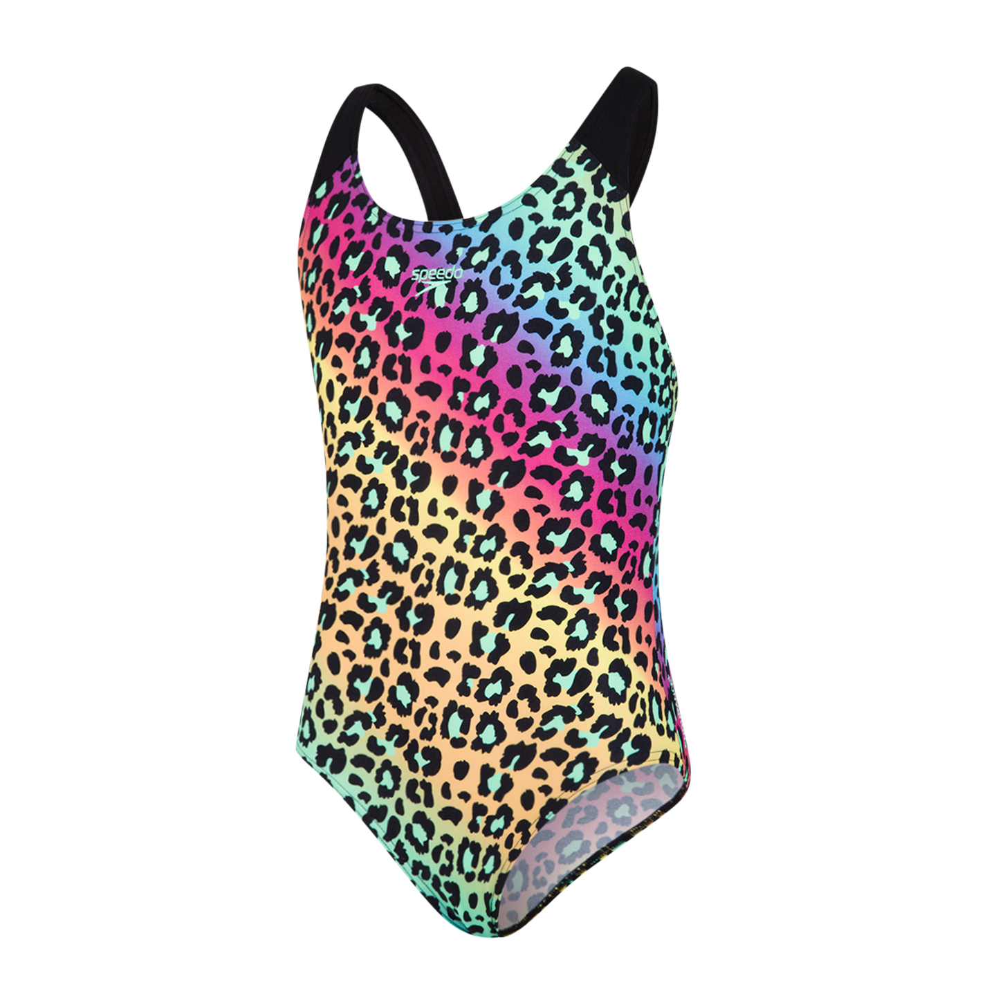 Speedo JungleGlare Allover Splashback Girls Swimsuit - Run Charlie