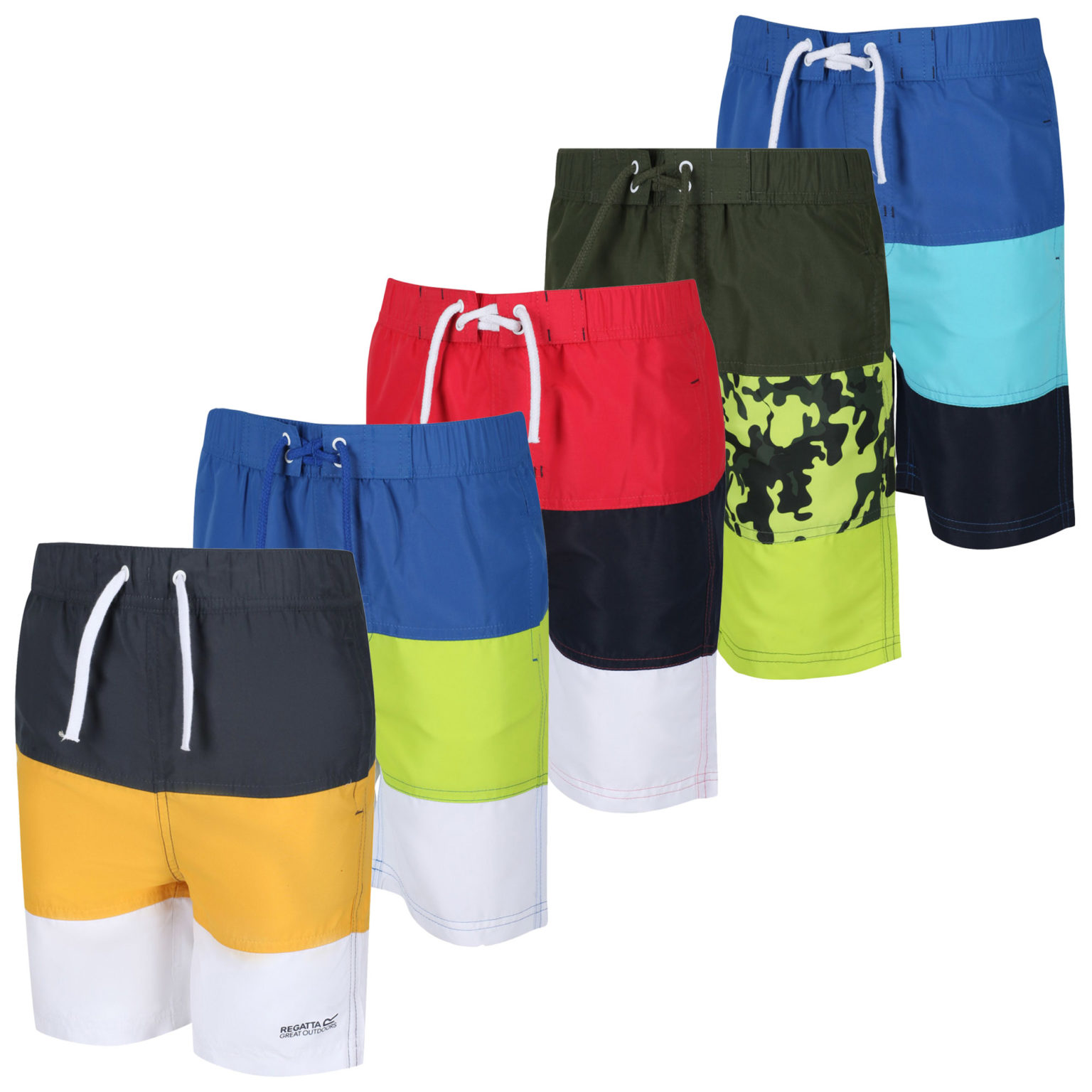 Regatta Shaul III Boys Swim Shorts - Run Charlie