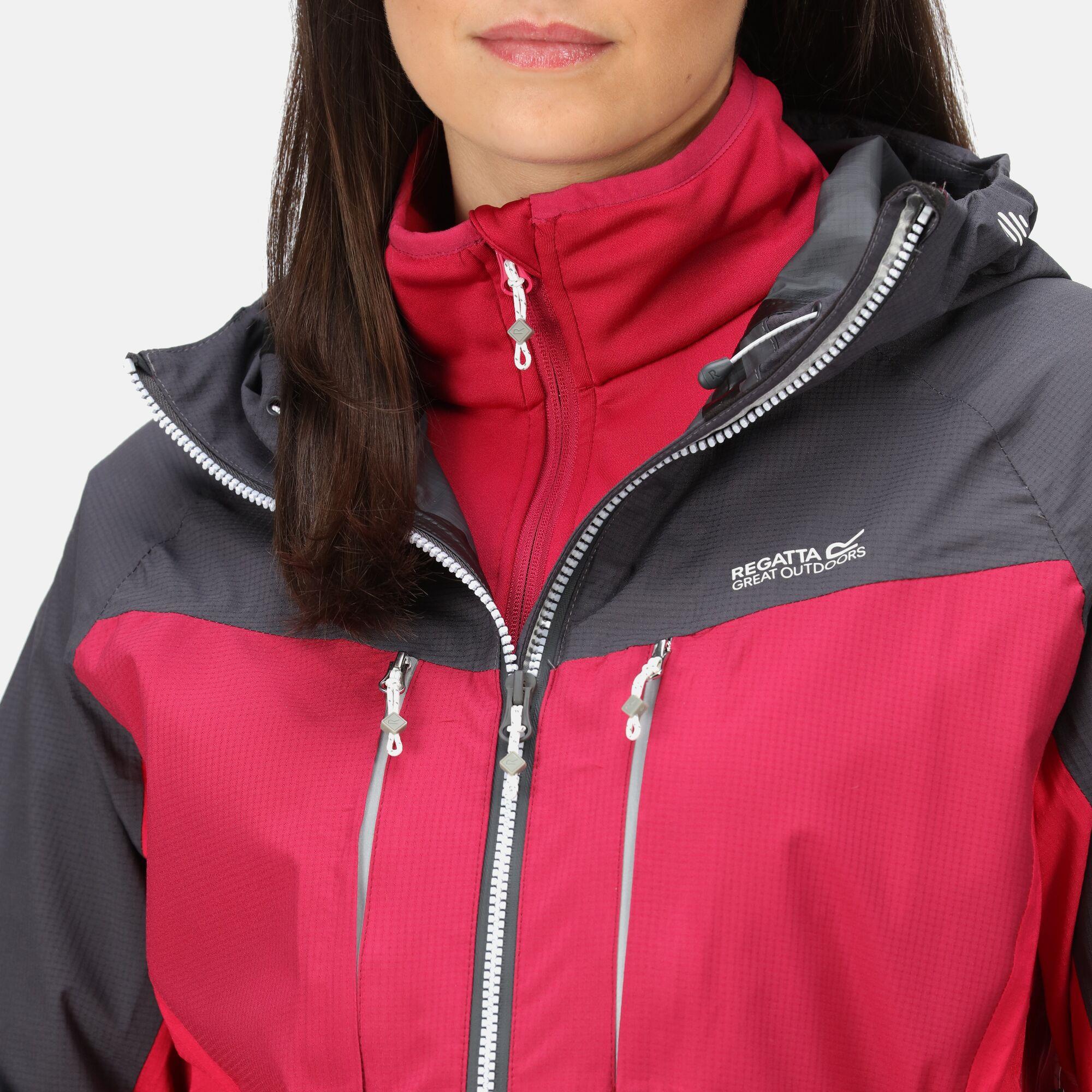 women's carletta vi 3 in 1 waterproof jacket black